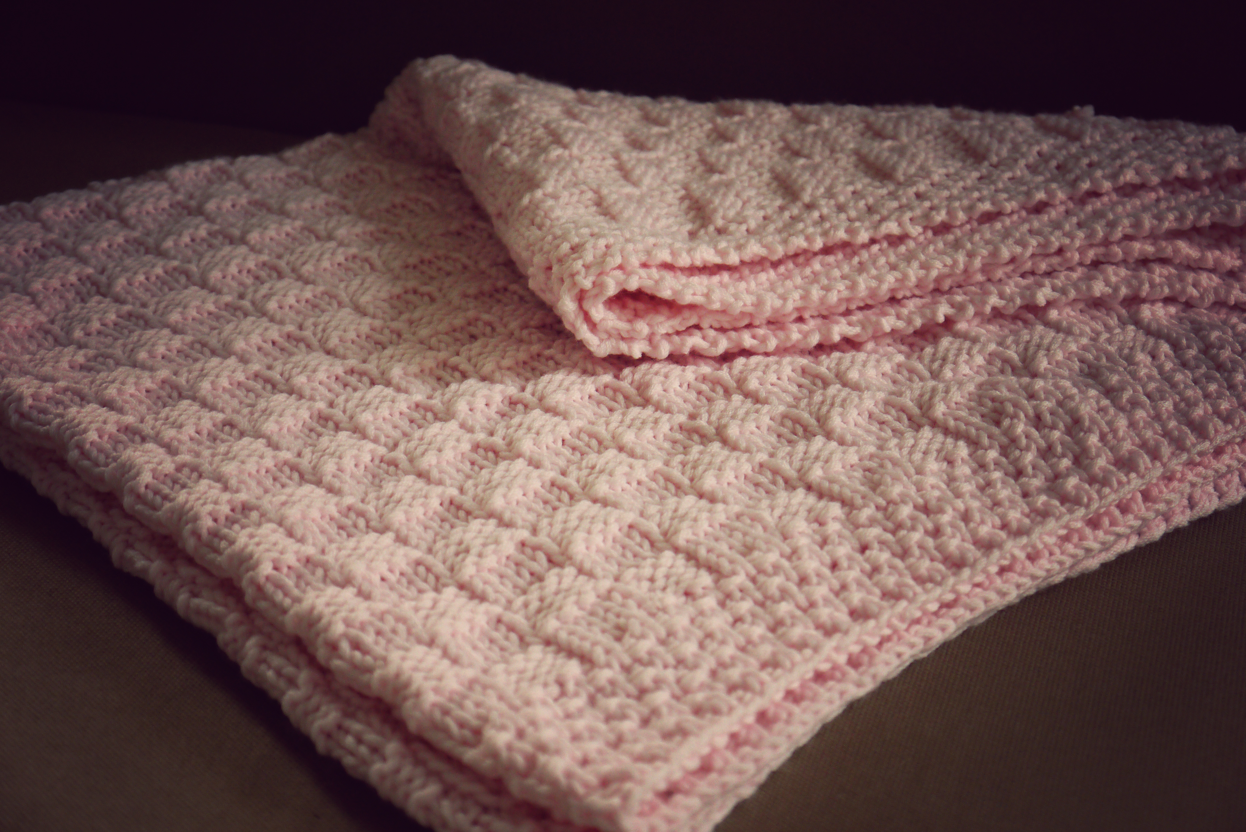 Chevron Baby Blanket - Baby Blanket - Pink and Grey ...